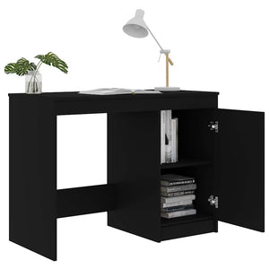 Schwarzer Schreibtisch 100x50 cm