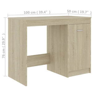Schreibtisch Sonoma Eiche 100x50 cm