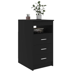 Schwarzes Sideboard mit Schubladen