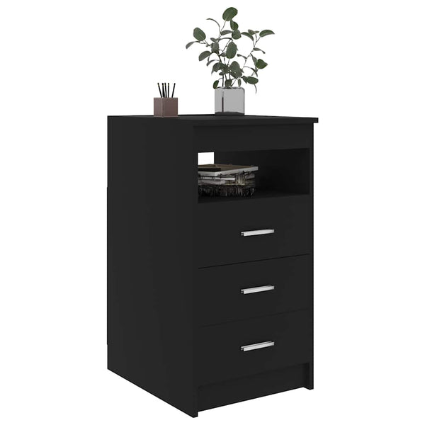 Schwarzes Sideboard mit Schubladen