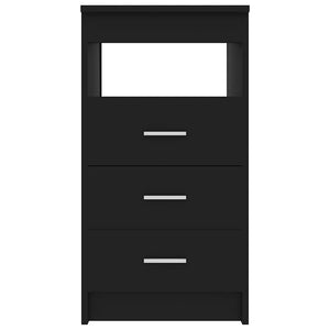 Schwarzes Sideboard mit Schubladen