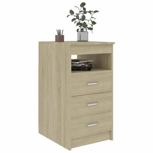 Sideboard Sonoma Eiche mit 3 Schubladen