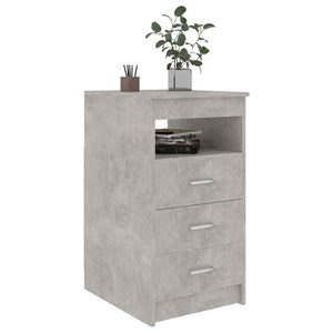 Betongraues Sideboard mit Schubladen