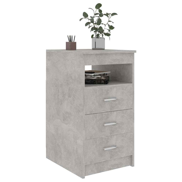 Betongraues Sideboard mit Schubladen