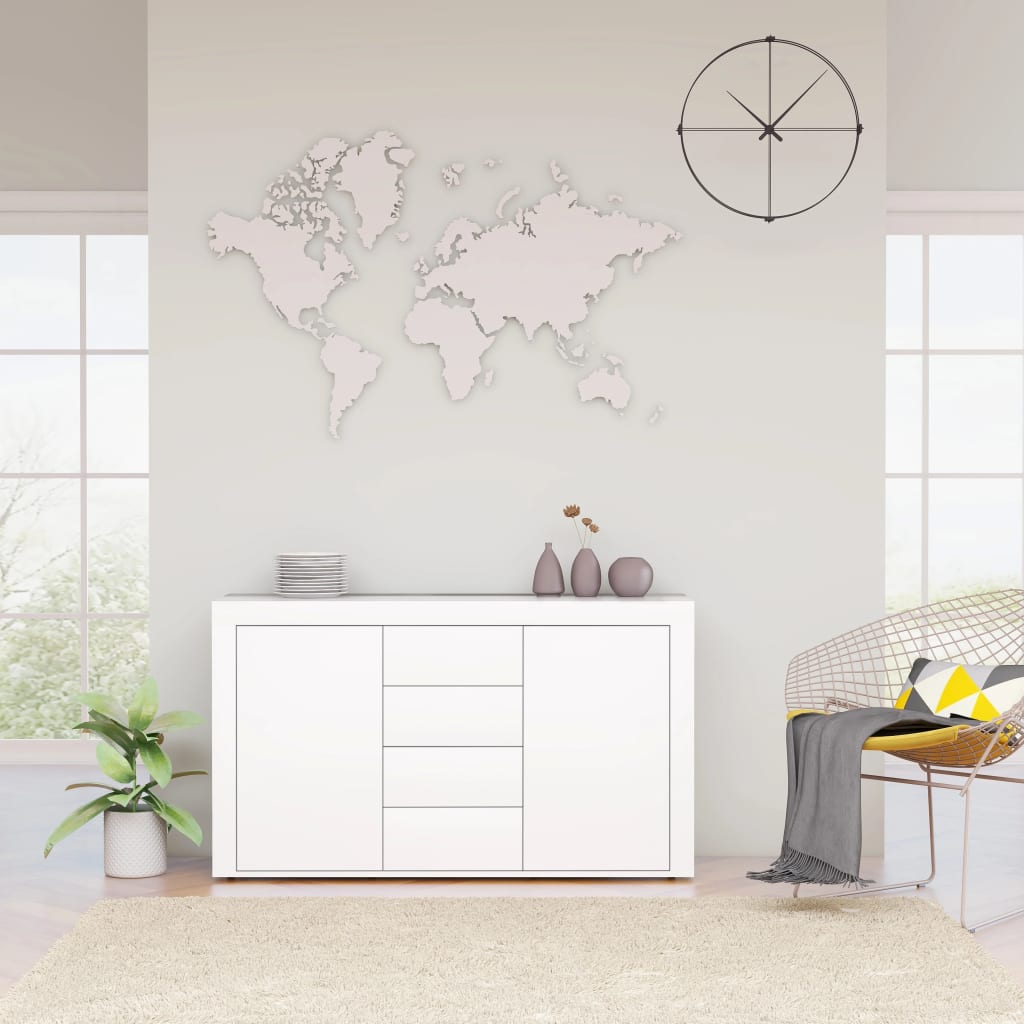Sideboard Weiß 120 cm Holzwerkstoff