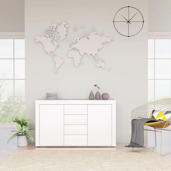 Sideboard Weiß 120 cm Holzwerkstoff