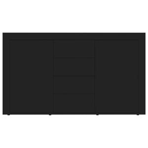 Schwarzes Sideboard 120 cm Holz