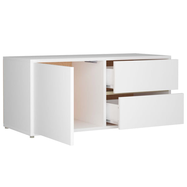 Weißer TV-Schrank 80 cm