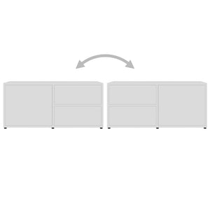 Weißer TV-Schrank 80 cm