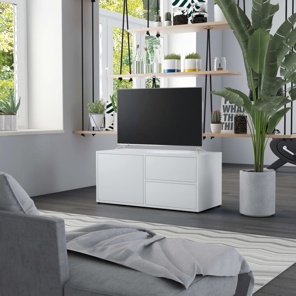 Weißer TV-Schrank 80 cm