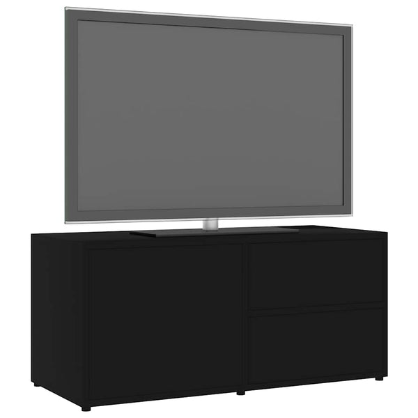 Schwarzer TV-Schrank 80 cm