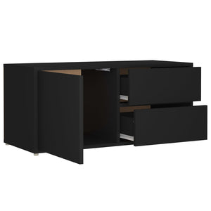 Schwarzer TV-Schrank 80 cm