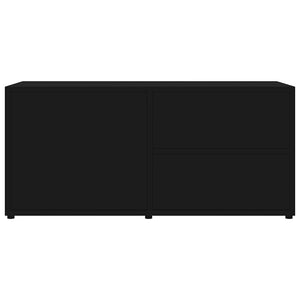 Schwarzer TV-Schrank 80 cm