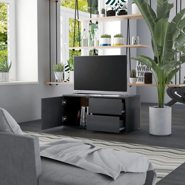 Grauer TV-Schrank 80 cm