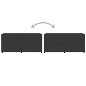 Grauer TV-Schrank 80 cm
