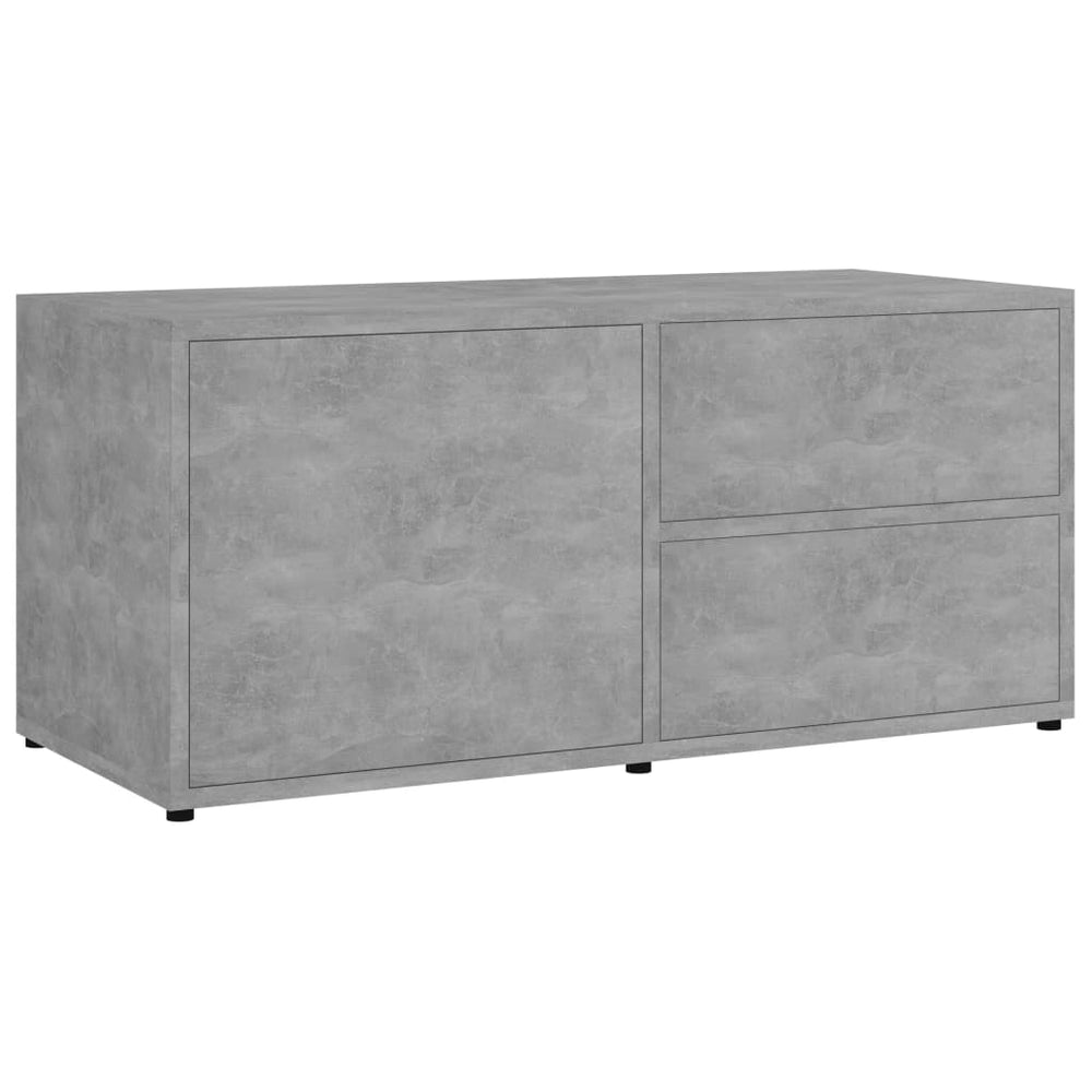 Betongrauer TV-Schrank 80 cm