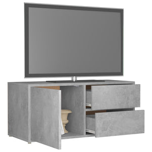 Betongrauer TV-Schrank 80 cm