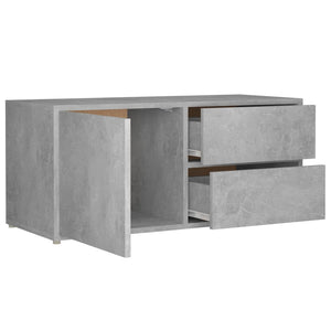 Betongrauer TV-Schrank 80 cm