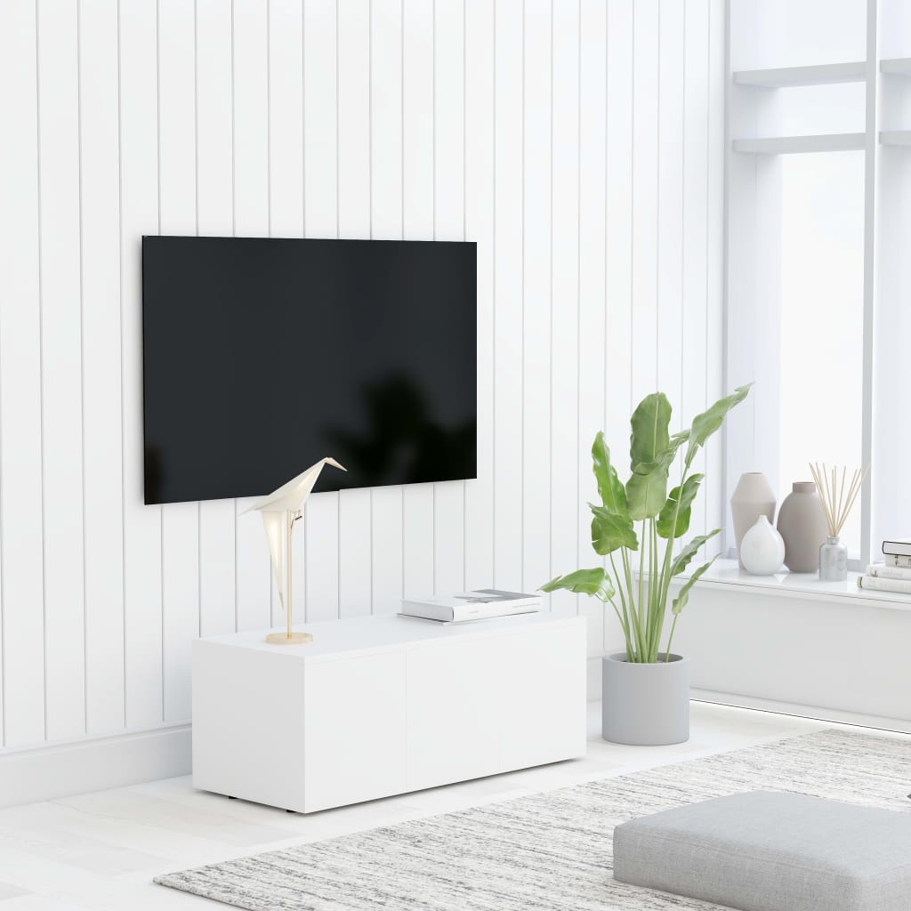Weißer TV-Schrank 80 cm