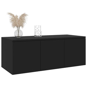 Schwarzer TV-Schrank 80 cm