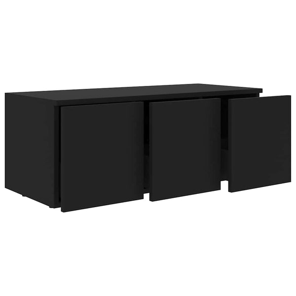 Schwarzer TV-Schrank 80 cm