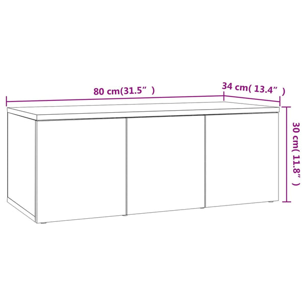 TV-Schrank Sonoma-Eiche, 80 cm