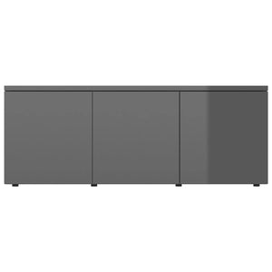 Hochglanz TV-Schrank Grau 80cm