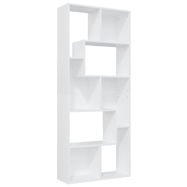 Weißes Bücherregal 67x24x161 cm