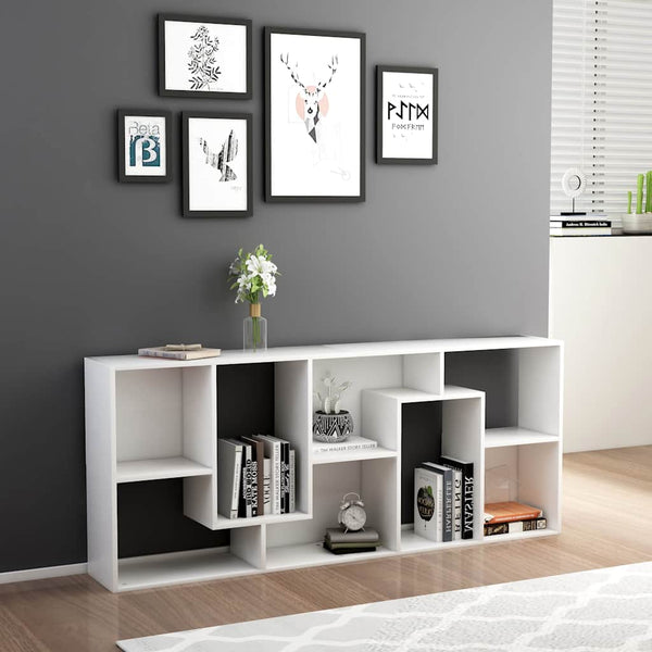 Weißes Bücherregal 67x24x161 cm