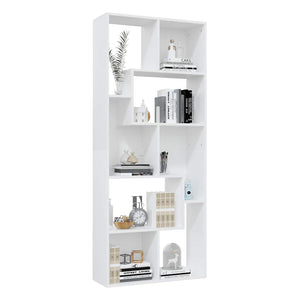 Weißes Bücherregal 67x24x161 cm