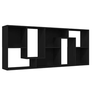 Schwarzes Bücherregal 67x24x161 cm