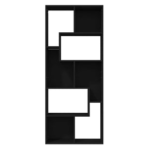 Schwarzes Bücherregal 67x24x161 cm