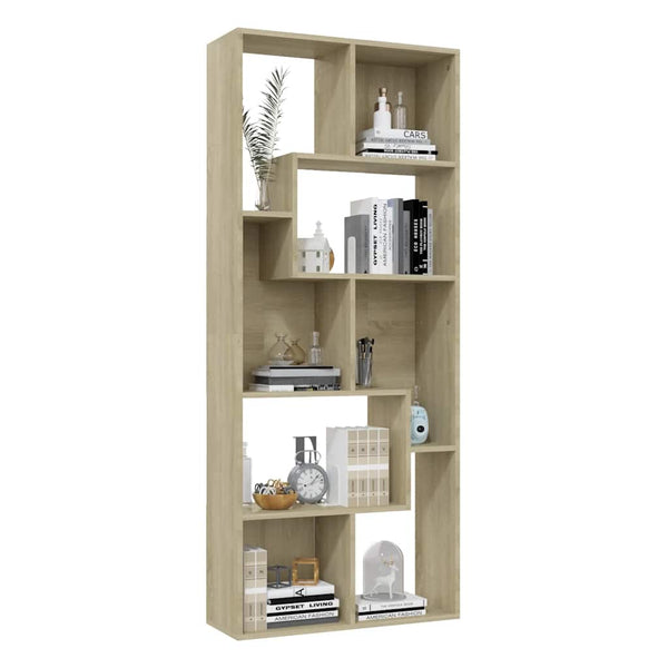 Bücherregal Sonoma Eiche 67x24x161 cm