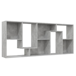 Bücherregal Betongrau 67x24x161 cm