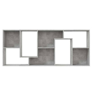Bücherregal Betongrau 67x24x161 cm