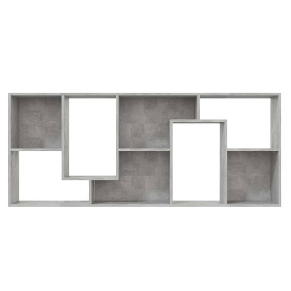 Bücherregal Betongrau 67x24x161 cm
