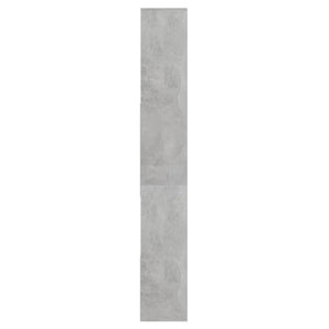 Bücherregal Betongrau 67x24x161 cm