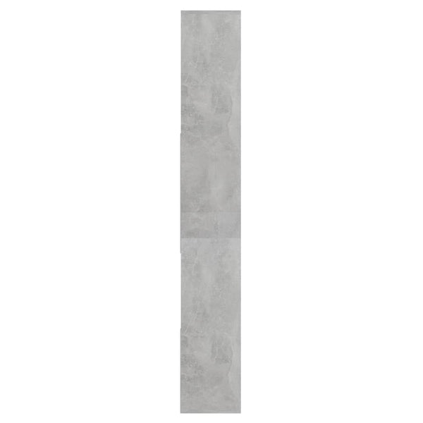 Bücherregal Betongrau 67x24x161 cm