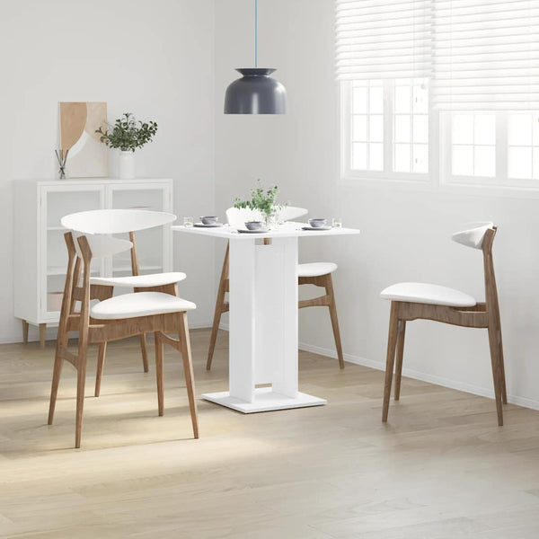Weißer Bistrotisch 60x60 cm