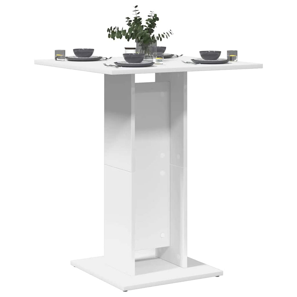 Weißer Bistrotisch 60x60 cm