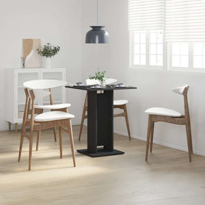 Schwarzer Bistrotisch 60x60 cm