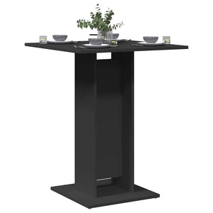 Schwarzer Bistrotisch 60x60 cm