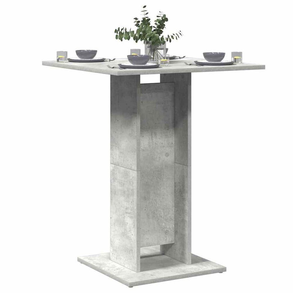 Betongrauer Bistrotisch 60x60 cm