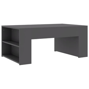Grauer Couchtisch 100x60 cm