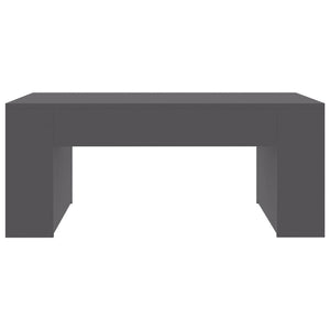 Grauer Couchtisch 100x60 cm