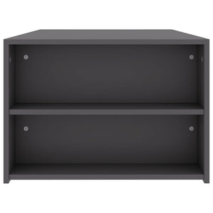 Grauer Couchtisch 100x60 cm