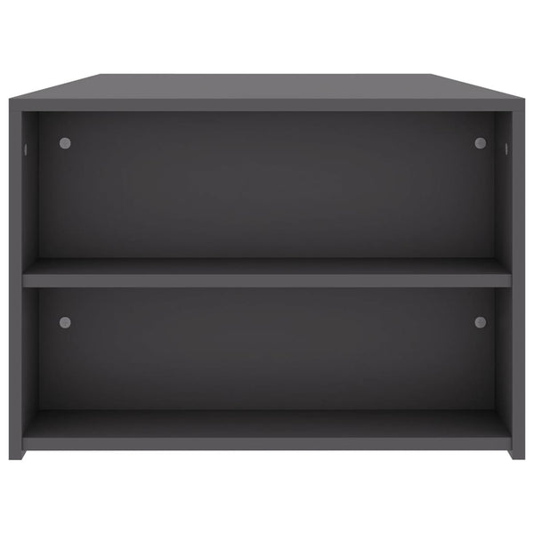 Grauer Couchtisch 100x60 cm