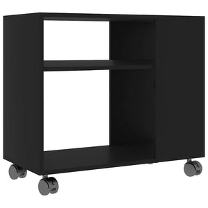Schwarzer Beistelltisch 70x35x55 cm