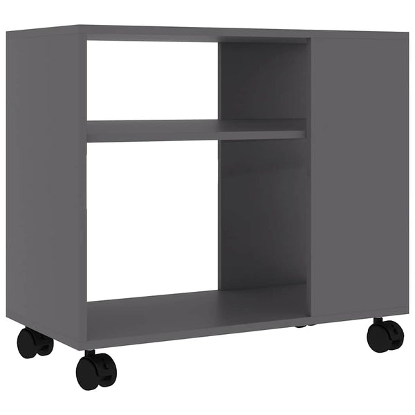 Grauer Beistelltisch 70x35x55 cm