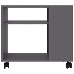 Grauer Beistelltisch 70x35x55 cm